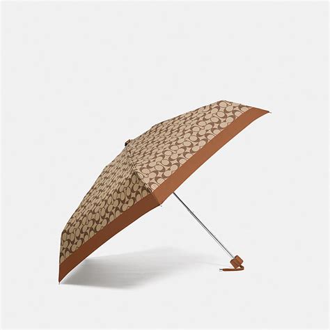 cheap coach umbrellas|coach signature mini umbrella.